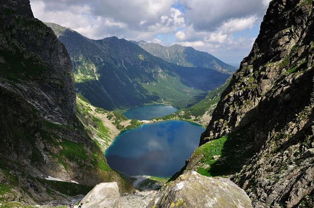 Black Lake below Mount Rysy